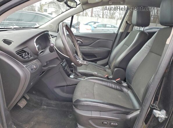 KL4CJESB7HB134598 2017 BUICK ENCORE Черный Вид салона спереди