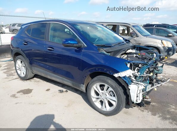 KL4MMBS21PB054304 2023 BUICK ENCORE Синий Передняя правая четверть
