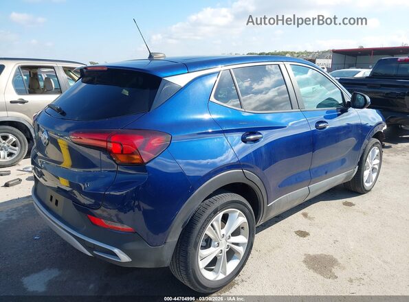 KL4MMBS21PB054304 2023 BUICK ENCORE Синий Задняя правая четверть
