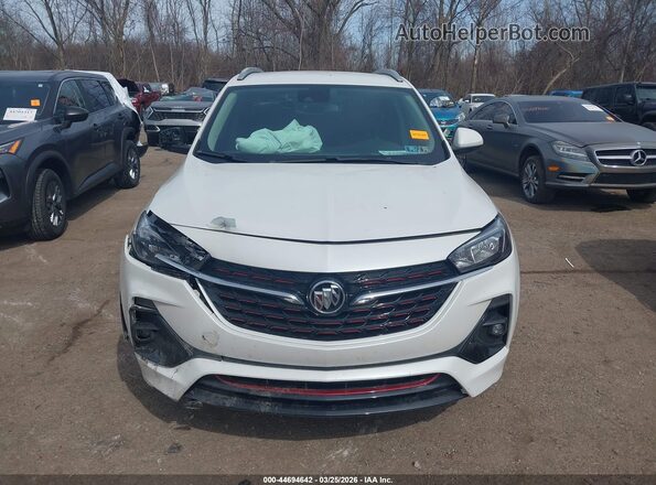 KL4MMCSL7MB136676 2021 BUICK ENCORE White Widok zestawu wskaźników