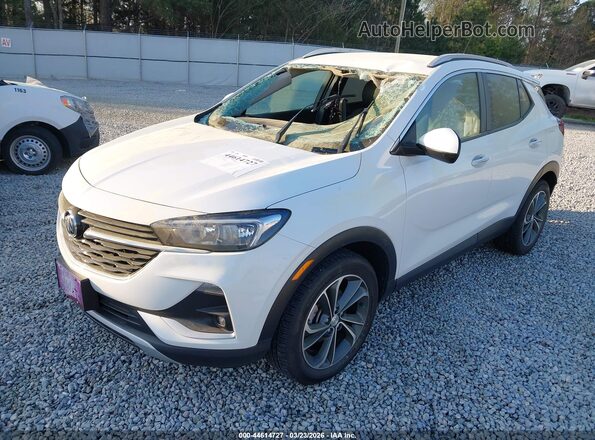 KL4MMDS24NB097866 2022 BUICK ENCORE Белый Передняя левая четверть