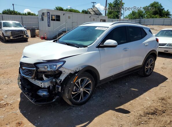 KL4MMDS28PB100643 2023 BUICK ENCORE White Передня ліва чверть