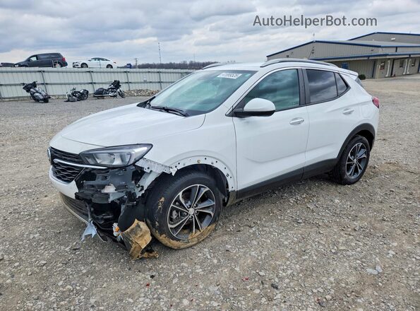 KL4MMDS2XNB139487 2022 BUICK ENCORE Белый Передняя левая четверть