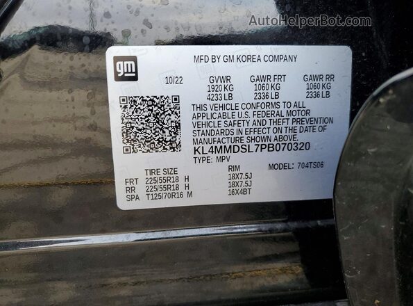 KL4MMDSL7PB070320 2023 BUICK ENCORE Black Սալոնի 360 աստիճան տեսք