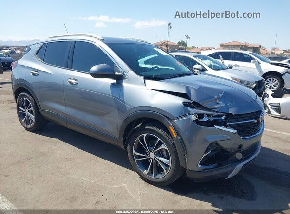 KL4MMFSL7NB027251 2022 BUICK ENCORE Серый Передняя правая четверть