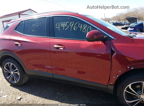 KL4MMGSL0NB008644 2022 BUICK ENCORE Красный Вид задней части салона