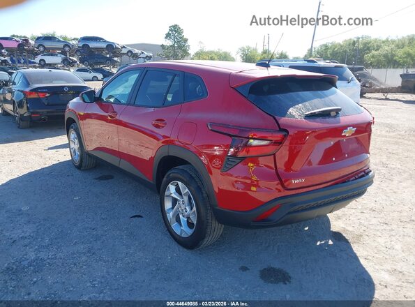 KL77LFEP7TC074286 2026 CHEVROLET TRAX Red უკანა მარცხენა