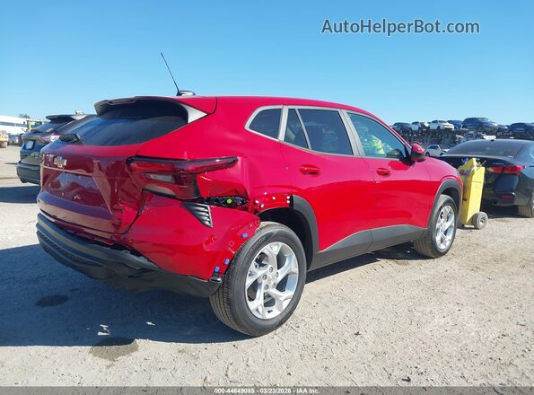 KL77LFEP7TC074286 2026 CHEVROLET TRAX Red უკანა მარჯვენა