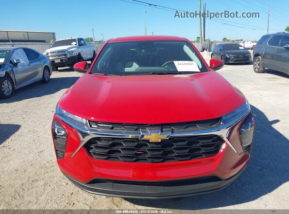 KL77LFEP7TC074286 2026 CHEVROLET TRAX Red ხელსაწყოთა პანელის ხედი