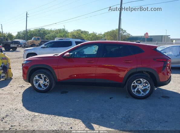 KL77LFEP7TC074286 2026 CHEVROLET TRAX Red სალონის 360-გრადუსიანი ხედი