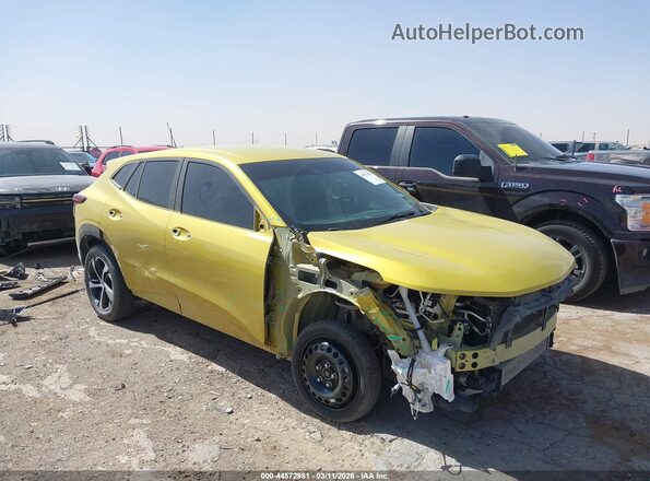 KL77LGE23RC164960 2024 CHEVROLET TRAX Yellow წინა მარჯვენა