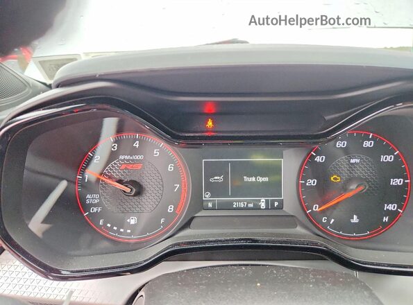 KL77LGE29RC219346 2024 CHEVROLET TRAX Серый Вид щитка приборов