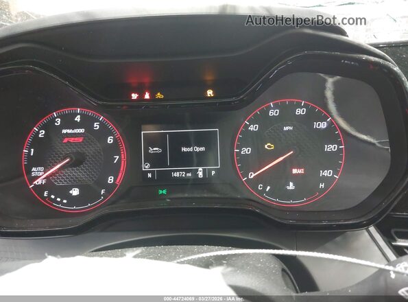 KL77LGEP9SC198919 2025 CHEVROLET TRAX White უკანა სავარძლების ხედი