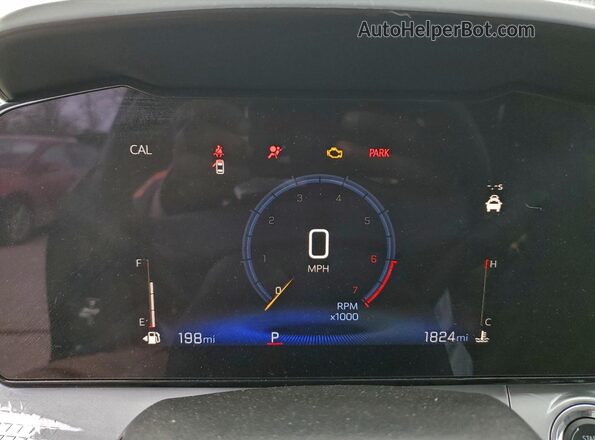 KL77LHEP1TC012118 2026 CHEVROLET TRAX Charcoal Սարքավորումների վահանակի տեսք