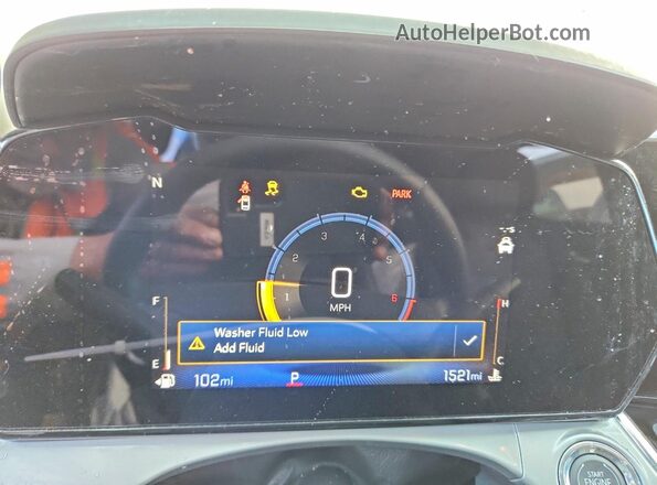 KL77LHEP5TC014826 2026 CHEVROLET TRAX Black Instrument cluster view
