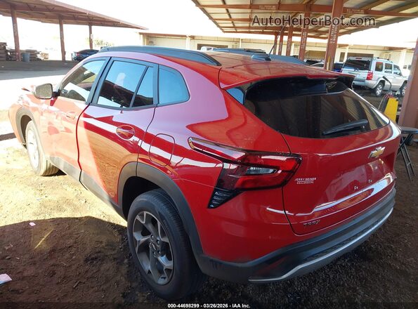 KL77LHEP7TC051053 2026 CHEVROLET TRAX Red Rear left