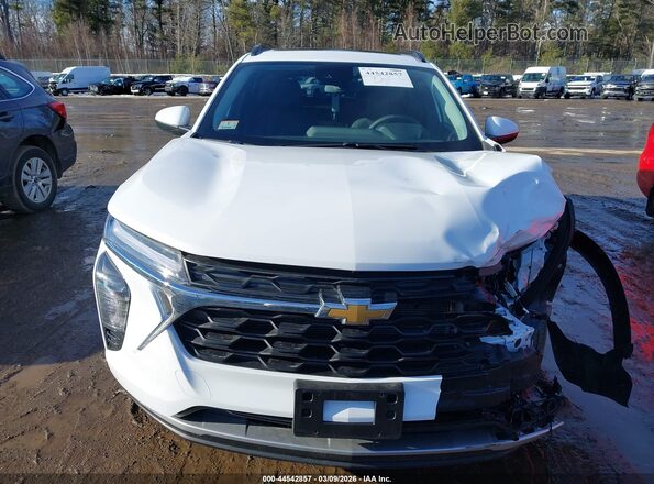 KL77LHEP8TC072591 2026 CHEVROLET TRAX White Instrument cluster view