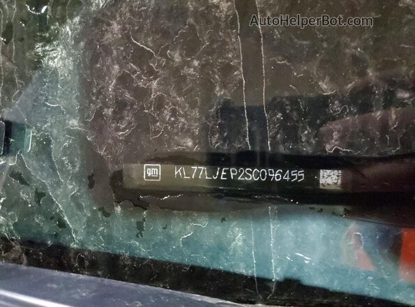 KL77LJEP2SC096455 2025 CHEVROLET TRAX Красный Вид наклейки с VIN-кодом