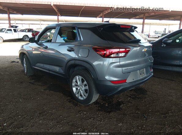 KL79MMS20MB014053 2021 CHEVROLET TRAILBLAZER Gray უკანა მარცხენა