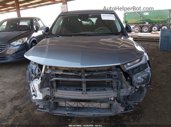 KL79MMS20MB014053 2021 CHEVROLET TRAILBLAZER Gray წინა ხედი
