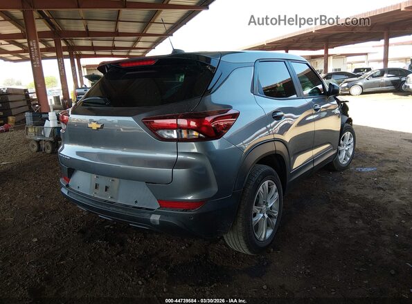 KL79MMS20MB014053 2021 CHEVROLET TRAILBLAZER Gray უკანა მარჯვენა