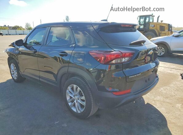 KL79MMS22MB178680 2021 CHEVROLET TRAILBLAZER Black უკანა მარცხენა