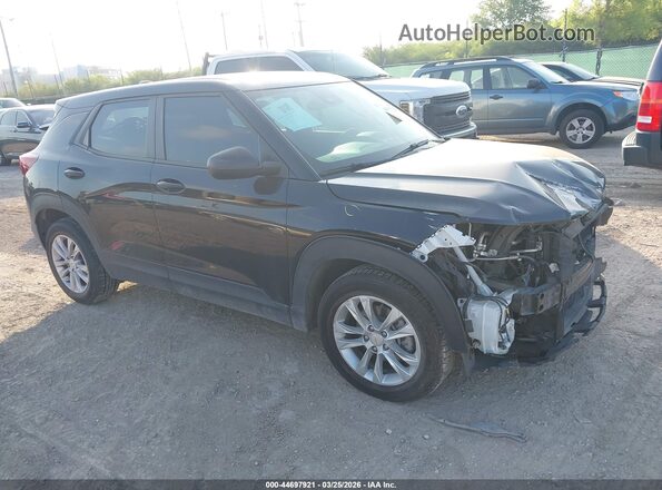 KL79MMS23MB084615 2021 CHEVROLET TRAILBLAZER Black Przód prawy