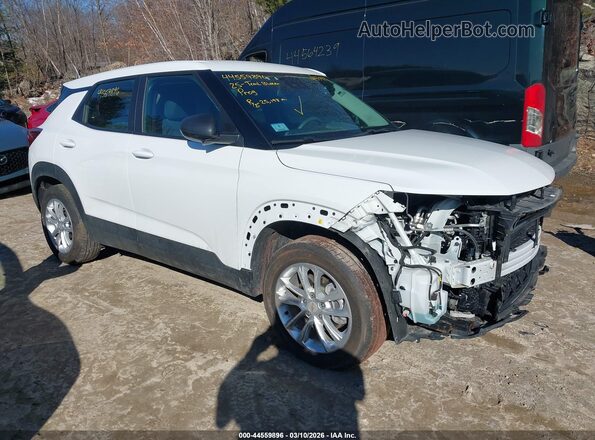 KL79MMSP6SB001235 2025 CHEVROLET TRAILBLAZER White წინა მარჯვენა
