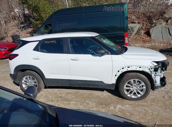 KL79MMSP6SB001235 2025 CHEVROLET TRAILBLAZER White სალონის 360-გრადუსიანი ხედი