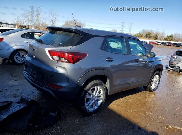 KL79MNSL4MB150345 2021 CHEVROLET TRAILBLAZER Серый Задняя правая четверть