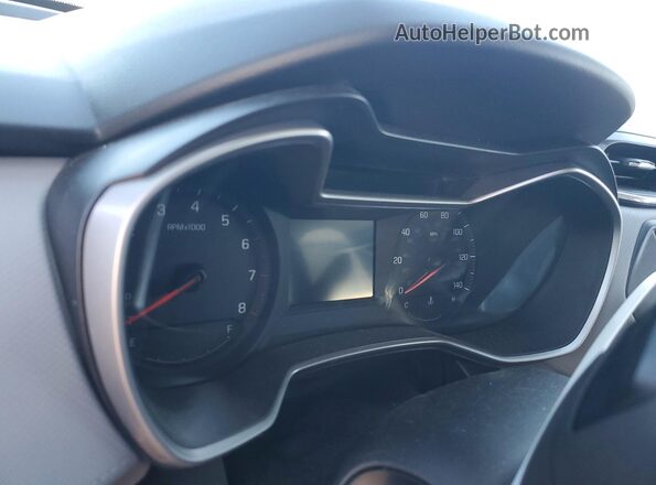 KL79MNSL4MB150345 2021 CHEVROLET TRAILBLAZER Серый Вид щитка приборов