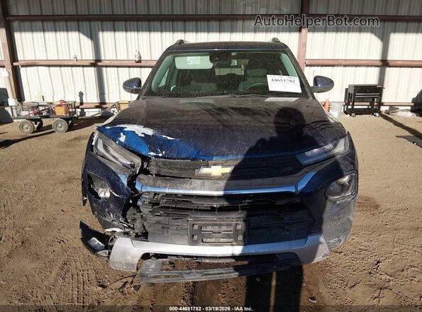 KL79MPS25NB130304 2022 CHEVROLET TRAILBLAZER Blue Вид щитка приладів