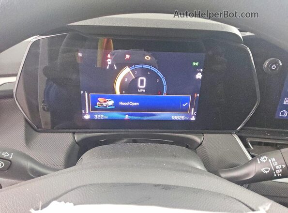 KL79MPSL0SB146558 2025 CHEVROLET TRAILBLAZER White Vista del cuadro de instrumentos