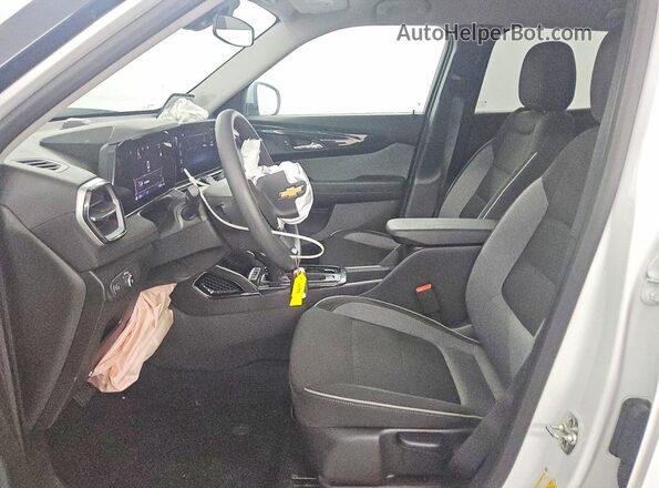KL79MPSL0SB146558 2025 CHEVROLET TRAILBLAZER White Vista interior delantera