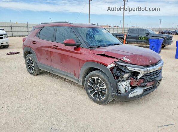 KL79MPSL4RB137792 2024 CHEVROLET TRAILBLAZER Бордовый Передняя правая четверть