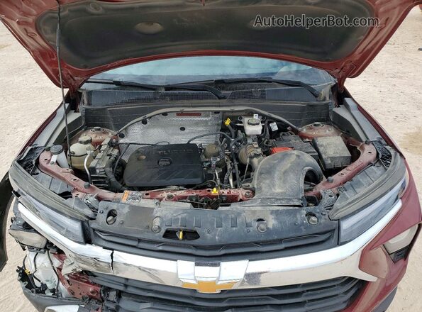 KL79MPSL4RB137792 2024 CHEVROLET TRAILBLAZER Бордовый Вид подкапотного пространства