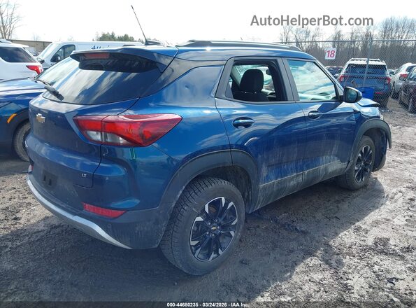 KL79MRSLXMB124338 2021 CHEVROLET TRAILBLAZER Turquoise Tył prawy