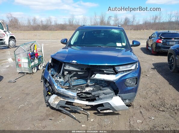 KL79MRSLXMB124338 2021 CHEVROLET TRAILBLAZER Turquoise Widok zestawu wskaźników
