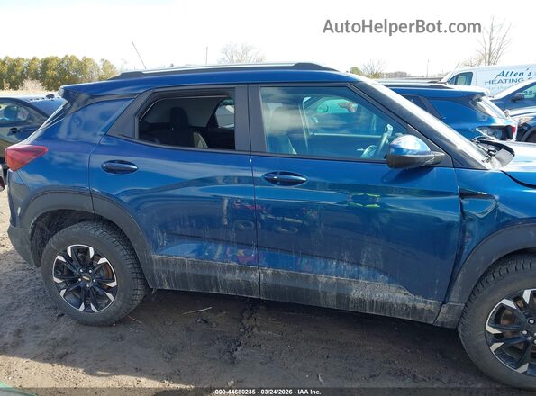KL79MRSLXMB124338 2021 CHEVROLET TRAILBLAZER Turquoise Widok wnętrza z tyłu