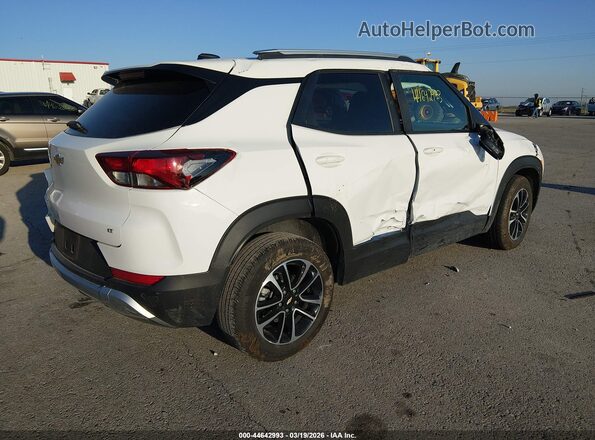 KL79MRSLXSB139984 2025 CHEVROLET TRAILBLAZER White Tył prawy
