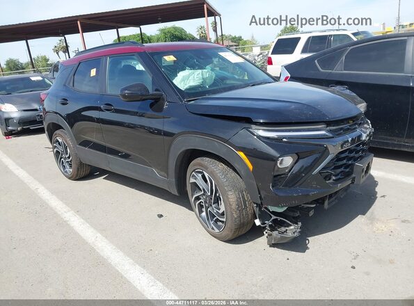 KL79MTSL1RB194184 2024 CHEVROLET TRAILBLAZER Черный Передняя правая четверть