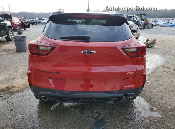 KL79MTSL1TB022681 2026 CHEVROLET TRAILBLAZER Red Rear view