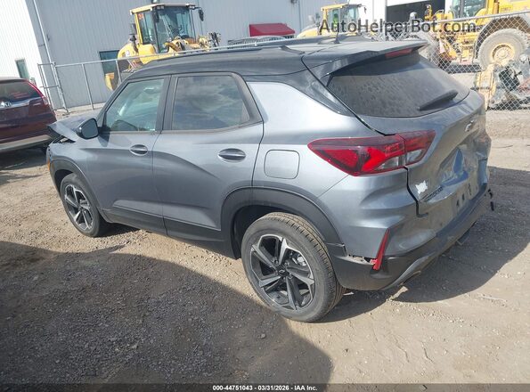 KL79MTSL7MB017387 2021 CHEVROLET TRAILBLAZER Gray უკანა მარცხენა