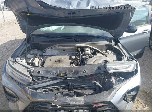KL79MTSL7MB017387 2021 CHEVROLET TRAILBLAZER Gray უკანა ხედი