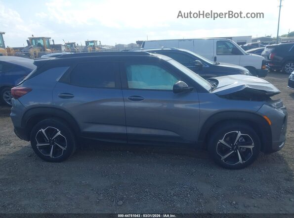 KL79MTSL7MB017387 2021 CHEVROLET TRAILBLAZER Gray სალონის 360-გრადუსიანი ხედი