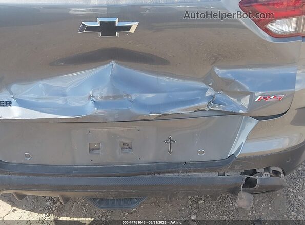 KL79MTSL7MB017387 2021 CHEVROLET TRAILBLAZER Gray წინა ხედი