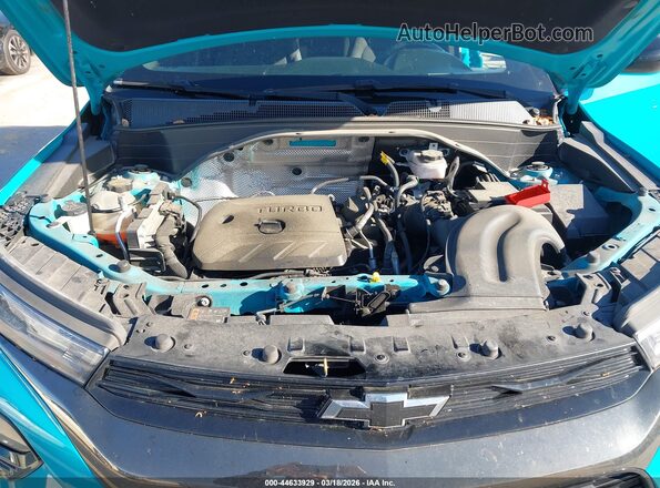 KL79MTSL7NB064419 2022 CHEVROLET TRAILBLAZER Light Blue უკანა ხედი