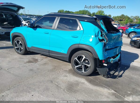 KL79MTSL7NB064419 2022 CHEVROLET TRAILBLAZER Light Blue უკანა მარცხენა