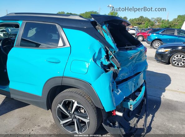 KL79MTSL7NB064419 2022 CHEVROLET TRAILBLAZER Light Blue წინა ხედი