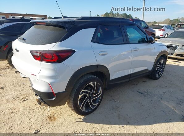 KL79MTSLXSB062014 2025 CHEVROLET TRAILBLAZER White Trasero derecho
